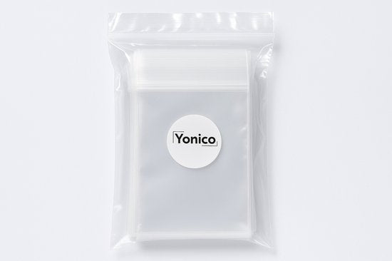 Yonico – Gripzakken – Hersluitbare Verpakkingszakjes – 55 x 65 mm – 50 micron – Groen – 100 stuks