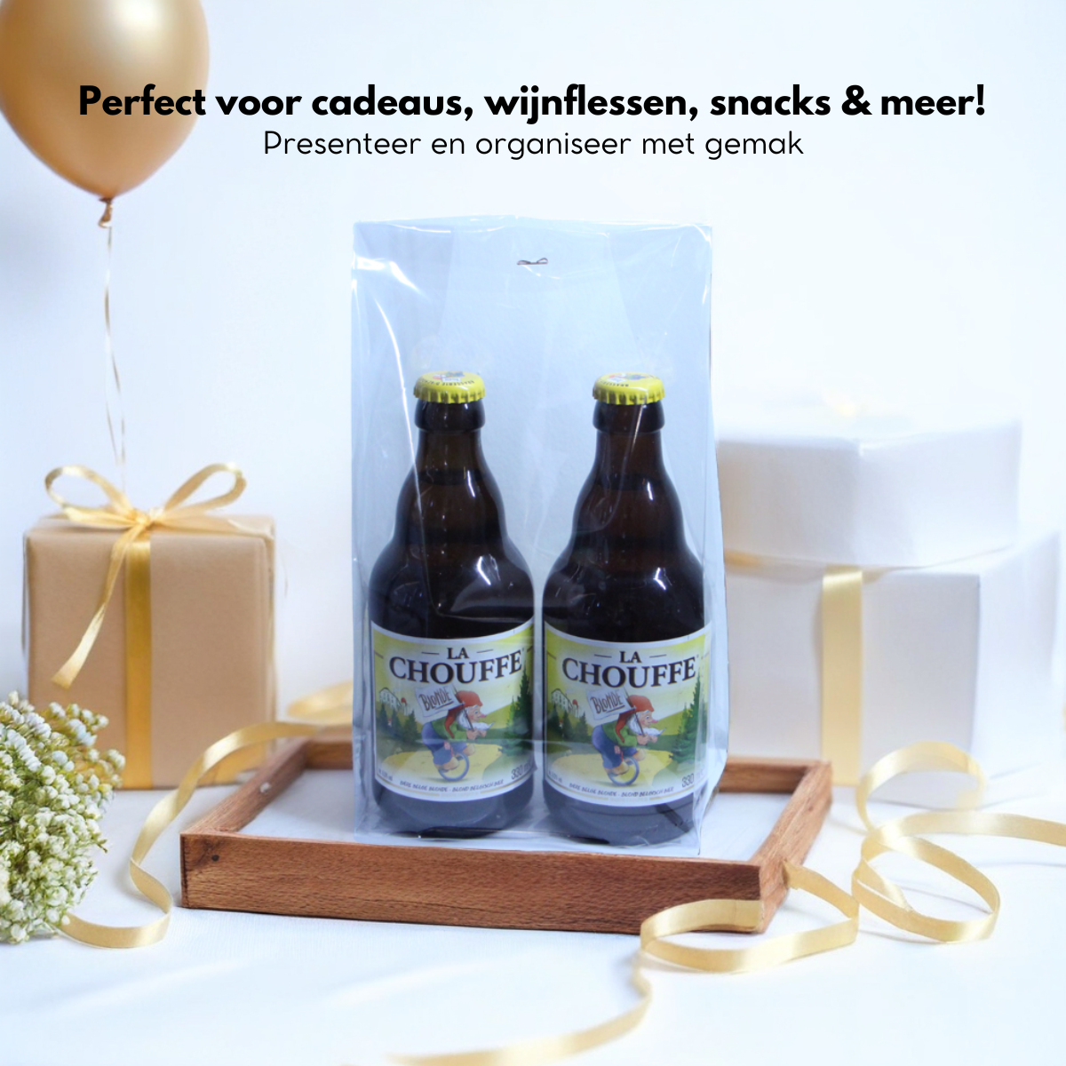 Blokbodemzakjes | 140 x 80 x 260 mm