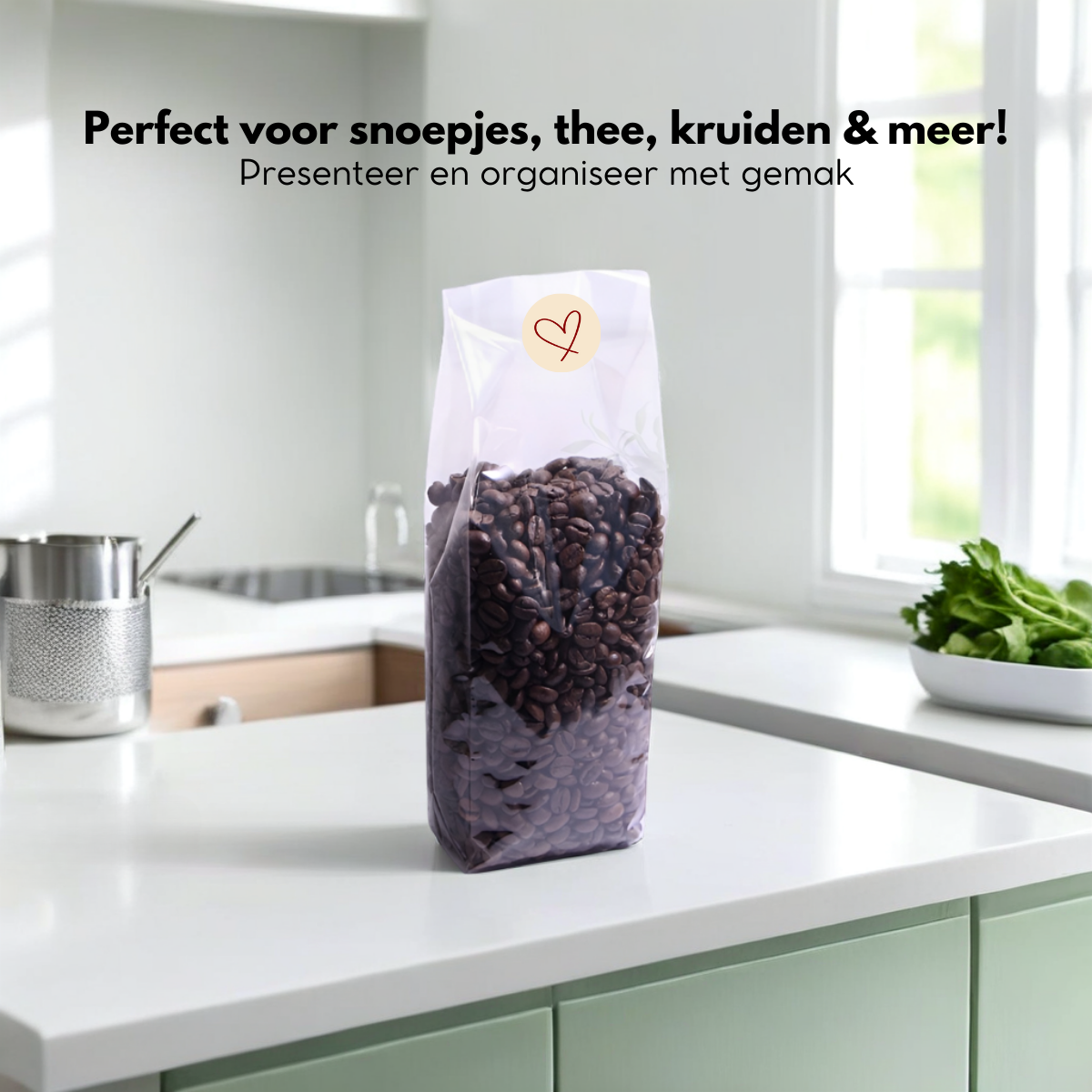 Blokbodemzakjes | 80 x 50 x 250 | Verpakkingsbundel