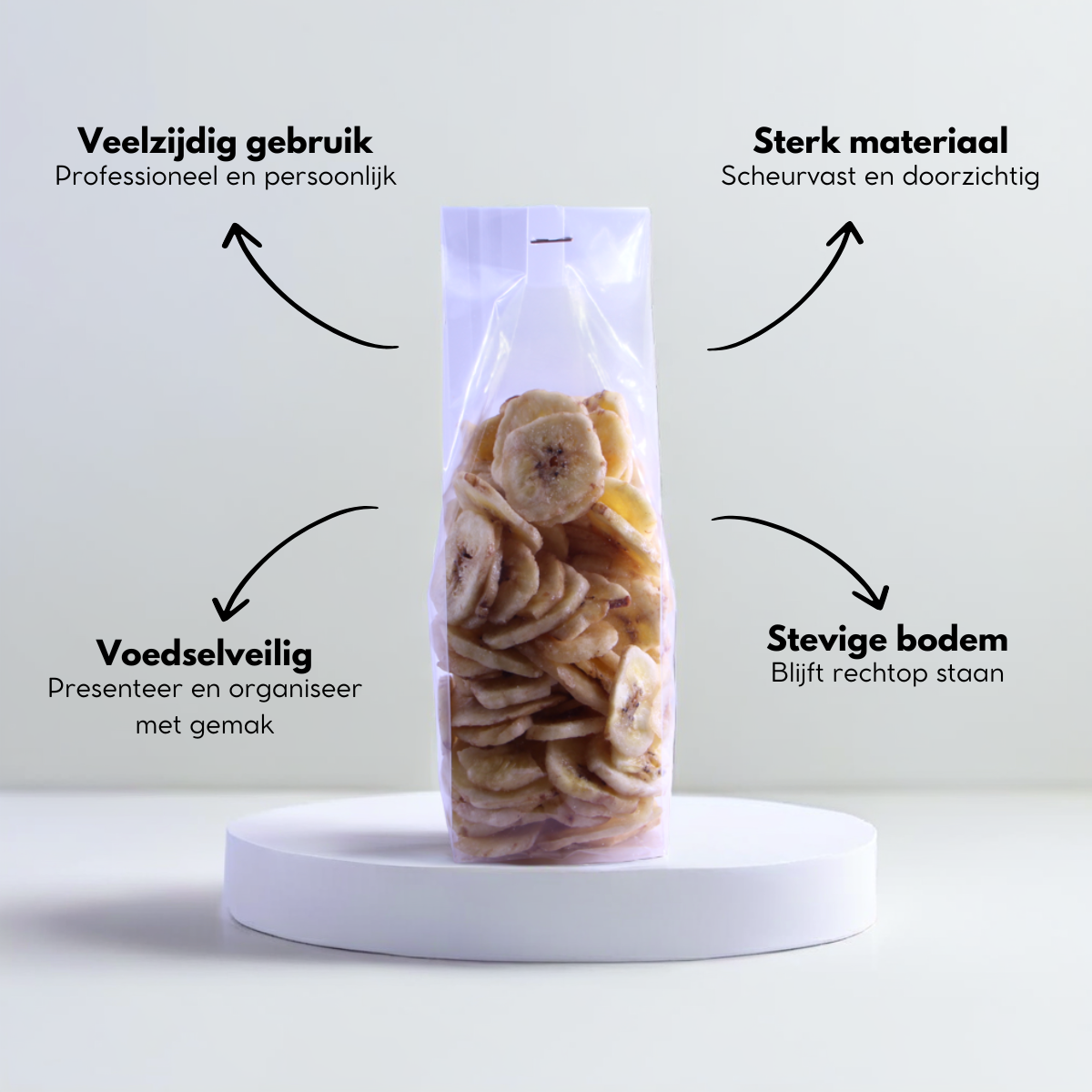 Blokbodemzakjes | 60 x 50 x 200 mm