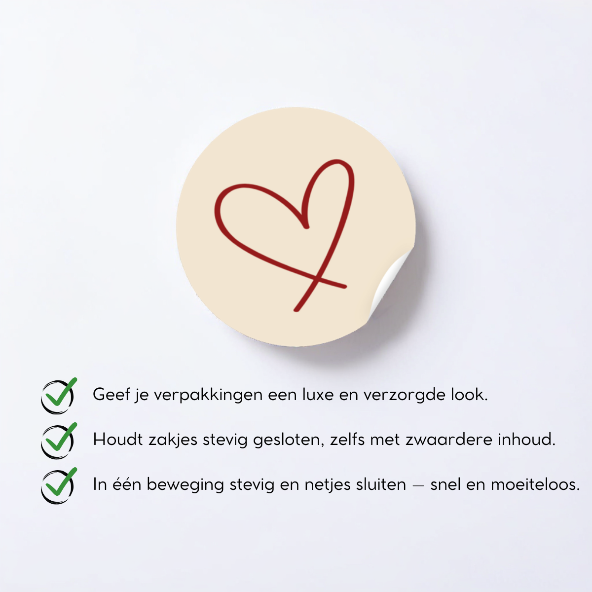 100 Sluitstickers | Hartje