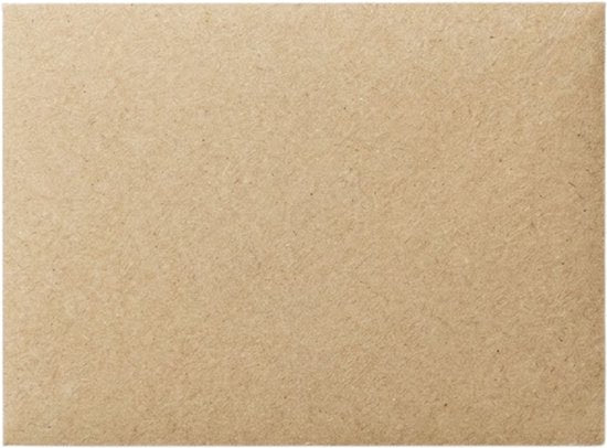Yonico - Kraft Enveloppen – C6 – 114 x 162 mm – Bruin – 50 stuks