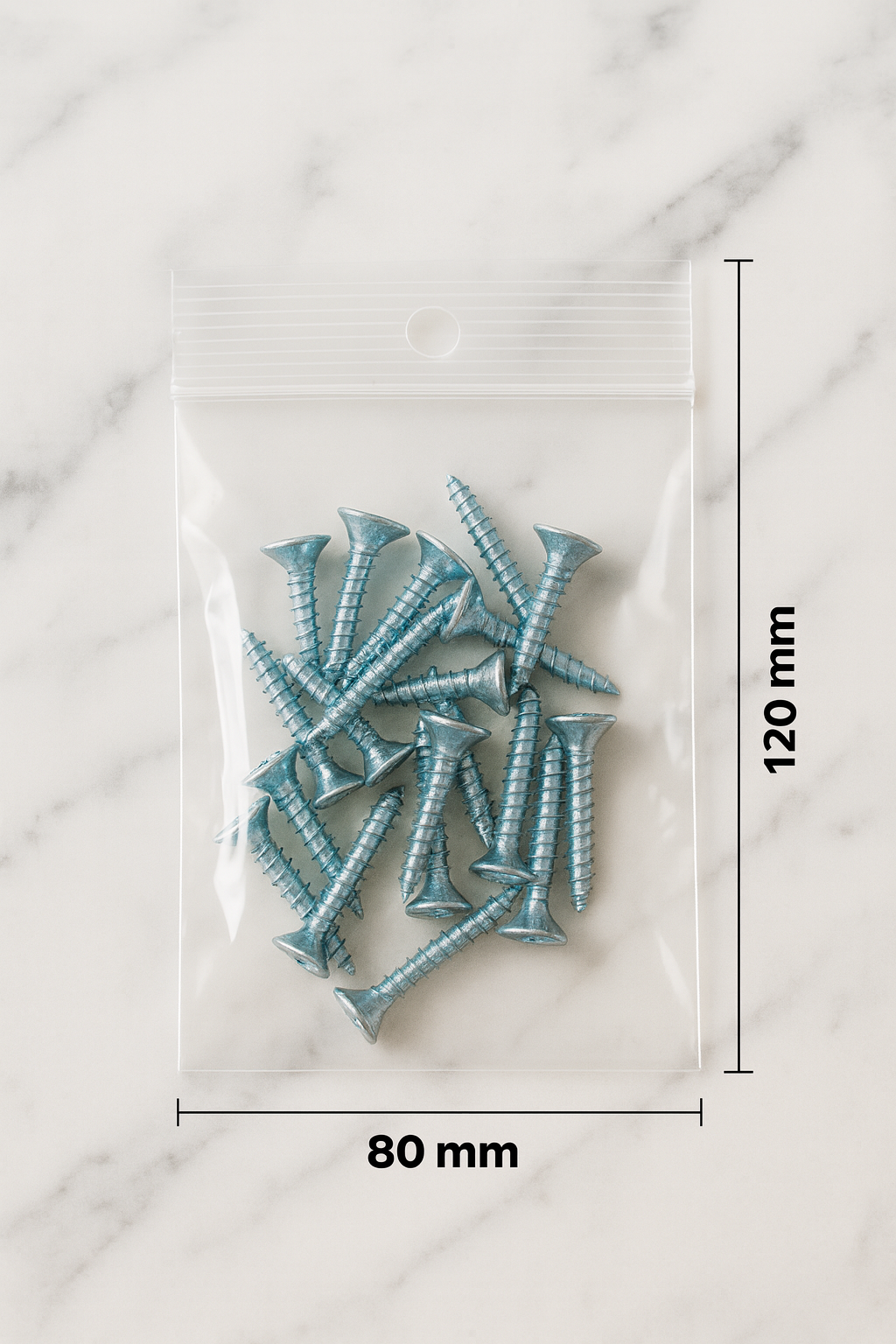 Yonico - Gripzakjes 80 x 120 mm - Ziplock Bags - 50 Micron - Transparant - 100 stuks - Uitdeelzakjes - Hersluitbaar