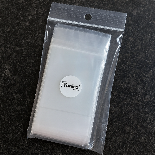 Yonico - Gripzakjes - 100 x 150 mm - Hersluitbaar - Transparant