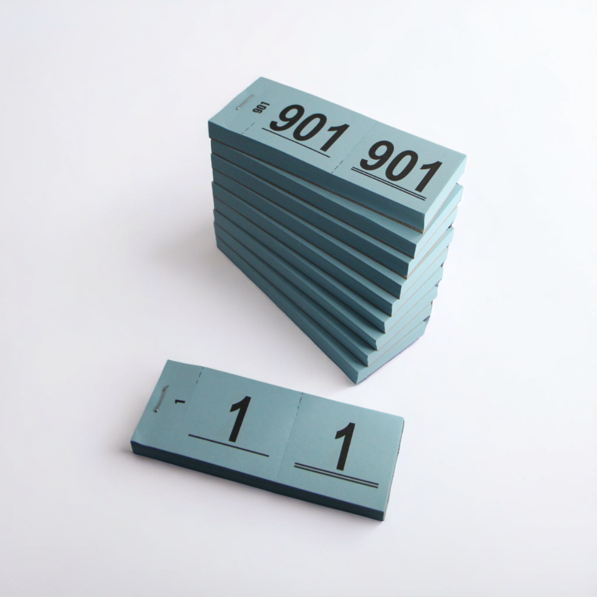 Garderobenummers | 1 t/m 1000 | Blauw