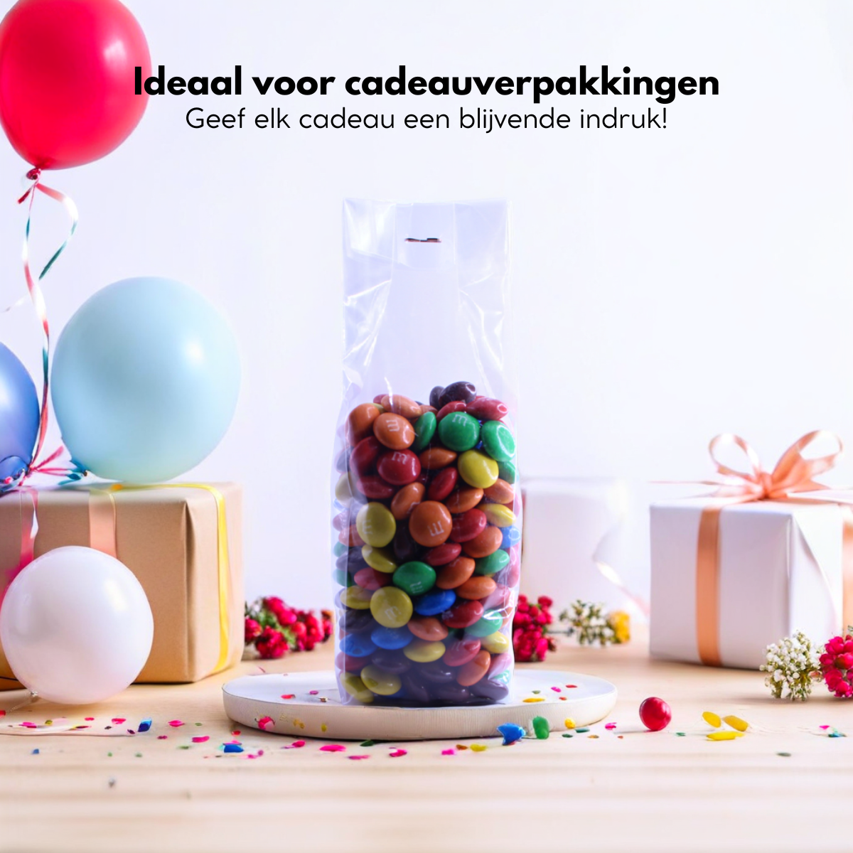 Blokbodemzakjes | 55 x 35 x 180 mm