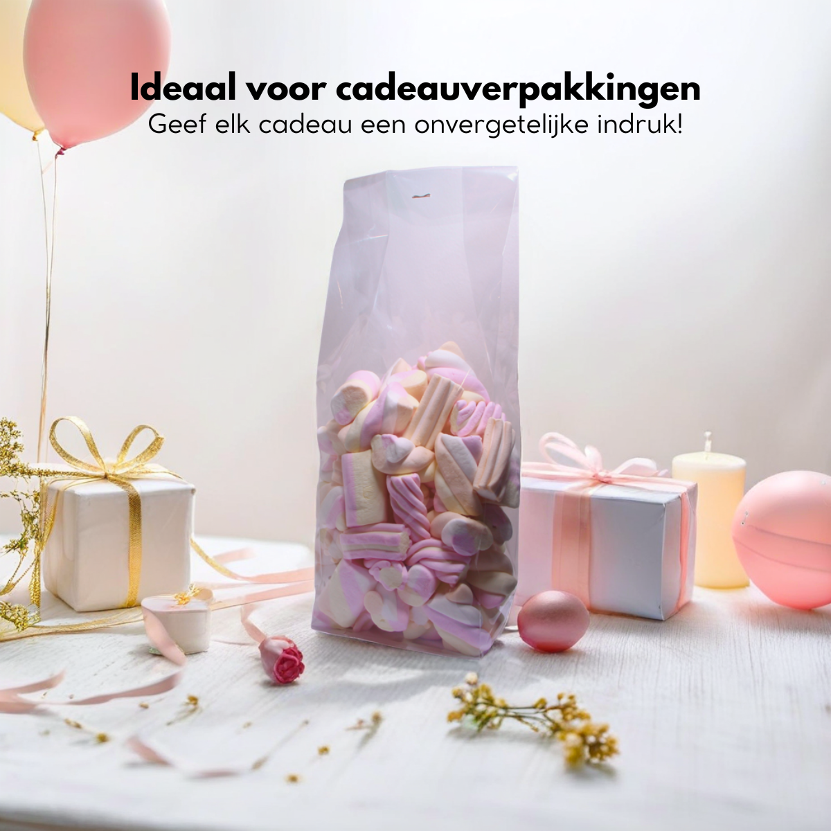 Blokbodemzakjes | 120 x 70 x 330 mm