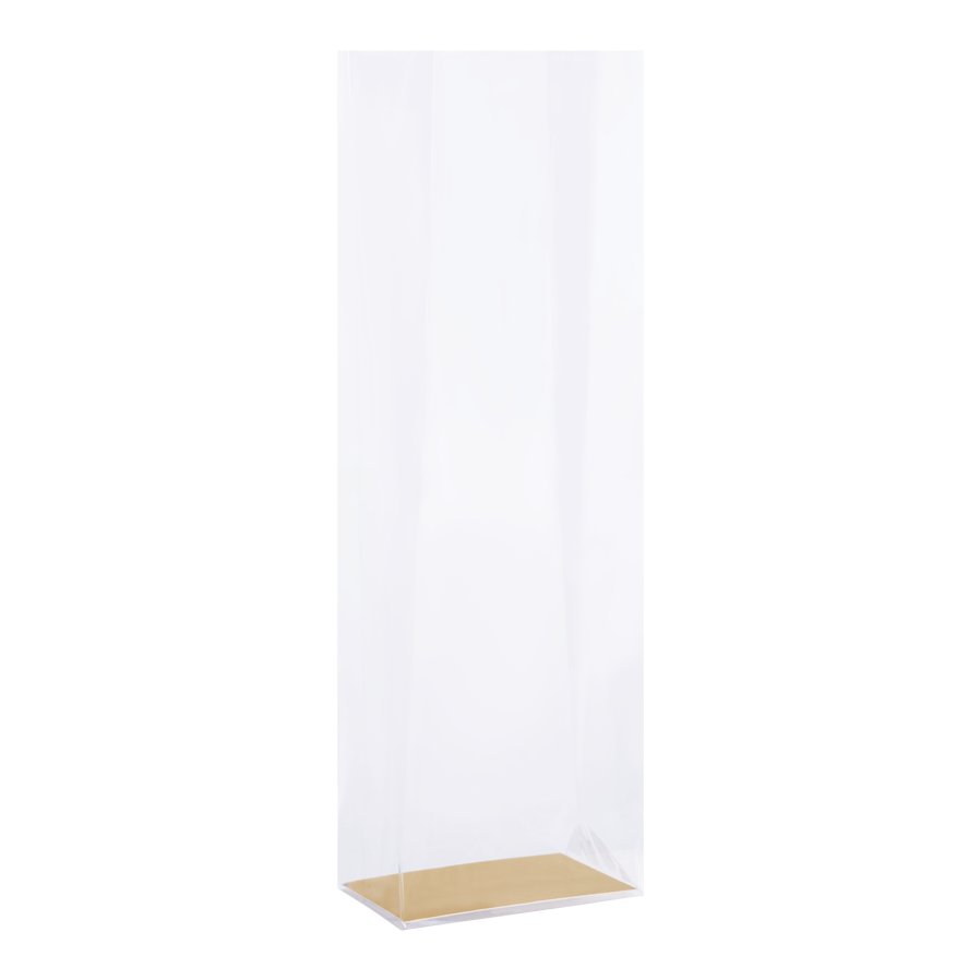 100 Kartonnen Bodemplaatjes | Goud | 80 x 50 mm